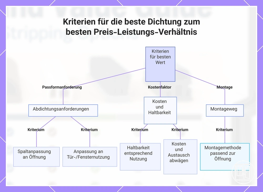 Kriterien für die beste Dichtung zum besten Preis-Leistungs-Verhältnis