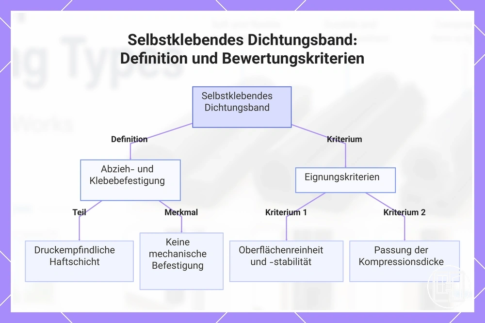 Selbstklebendes Dichtungsband: Definition und Bewertungskriterien