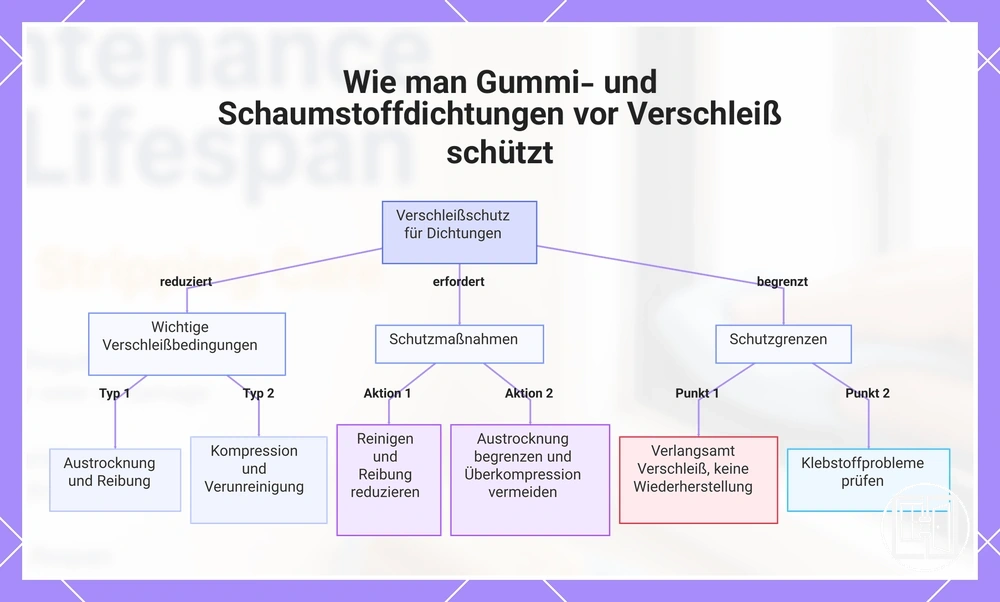 Wie man Gummi- und Schaumstoffdichtungen vor Verschleiß schützt