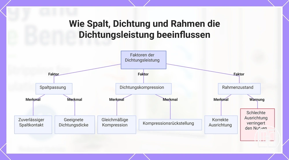 Wie Spalt, Dichtung und Rahmen die Dichtungsleistung beeinflussen