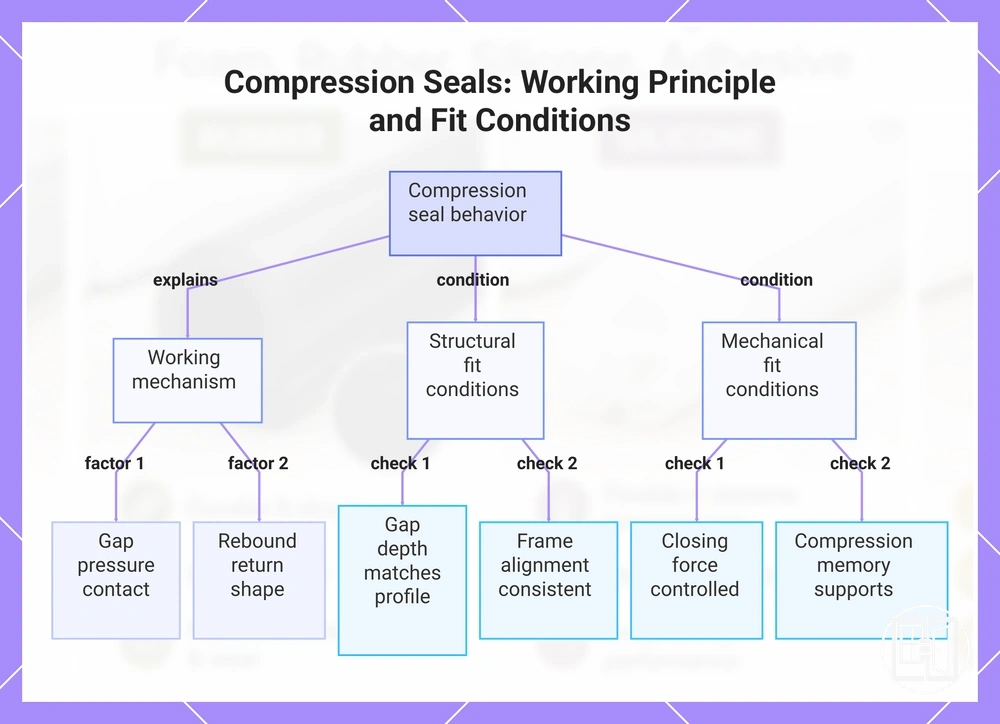Compression Seals: Working Principle and Fit Conditions