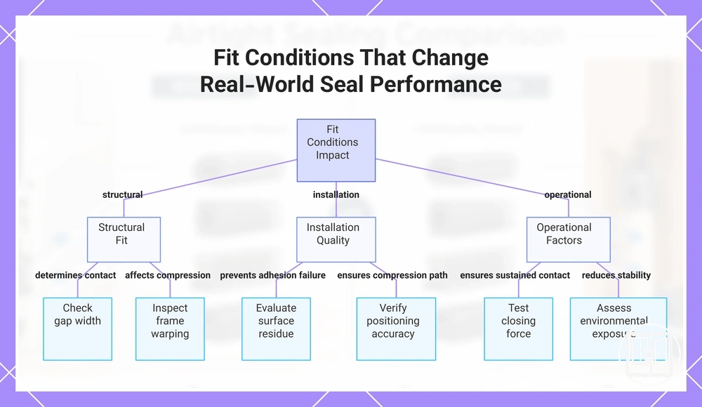 Fit Conditions That Change Real-World Seal Performance