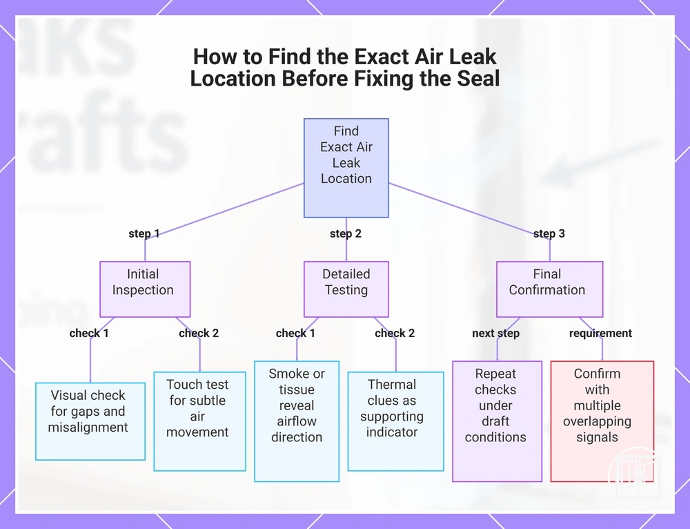 How to Find the Exact Air Leak Location Before Fixing the Seal