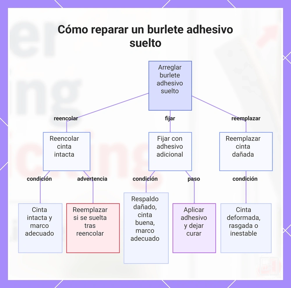 Cómo reparar un burlete adhesivo suelto