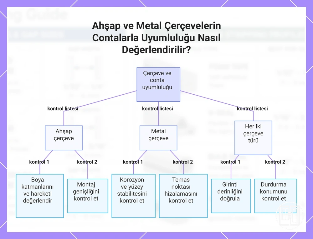 Ahşap ve Metal Çerçevelerin Contalarla Uyumluluğu Nasıl Değerlendirilir?