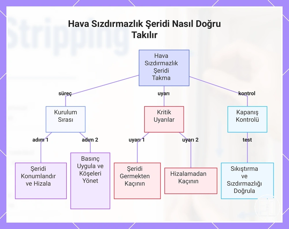 Hava Sızdırmazlık Şeridi Nasıl Doğru Takılır