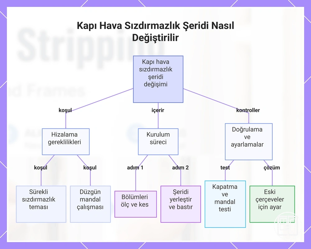 Kapı Hava Sızdırmazlık Şeridi Nasıl Değiştirilir