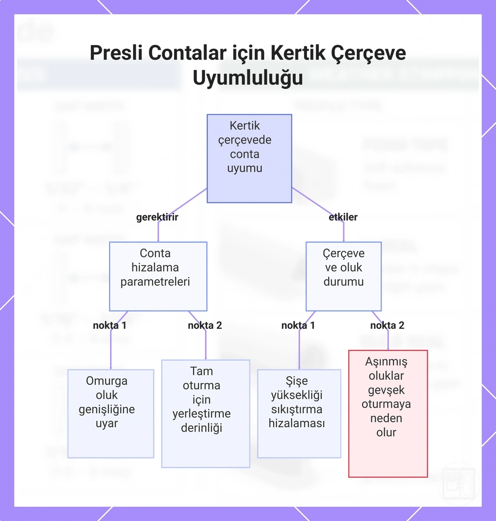 Presli Contalar için Kertik Çerçeve Uyumluluğu