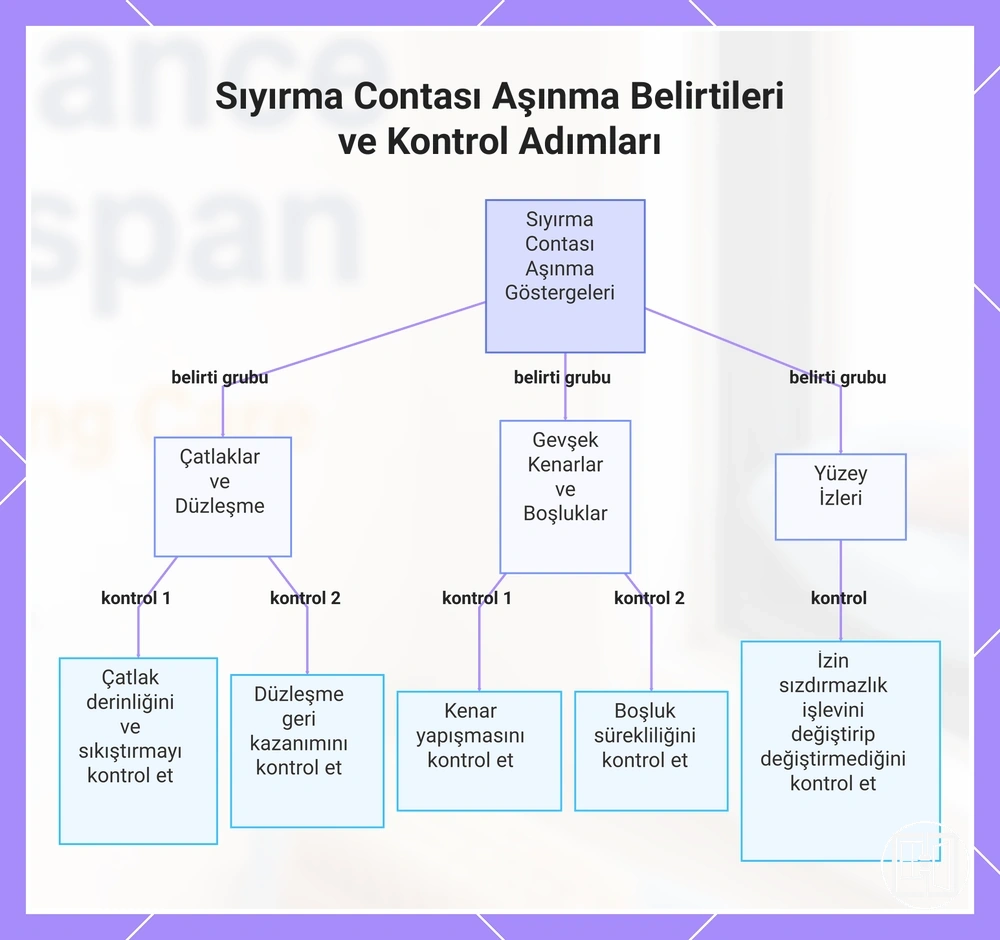 Sıyırma Contası Aşınma Belirtileri ve Kontrol Adımları