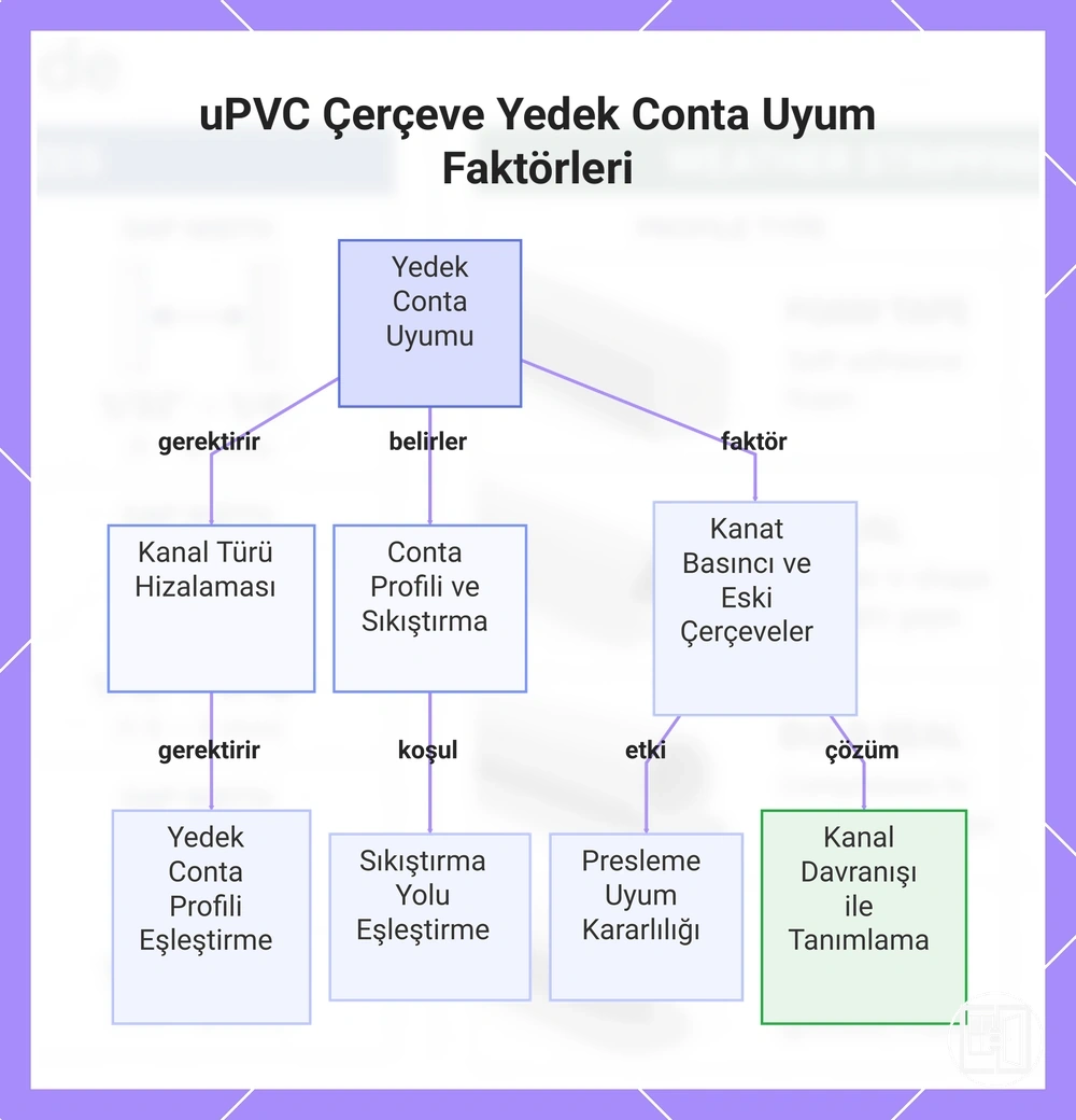 uPVC Çerçeve Yedek Conta Uyum Faktörleri